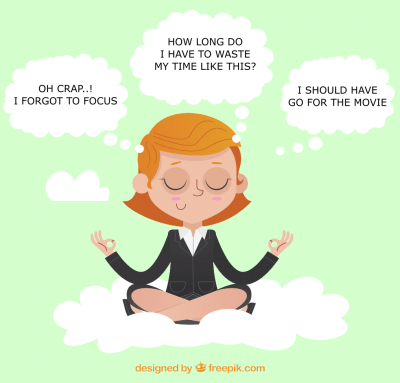 thoughts during meditation